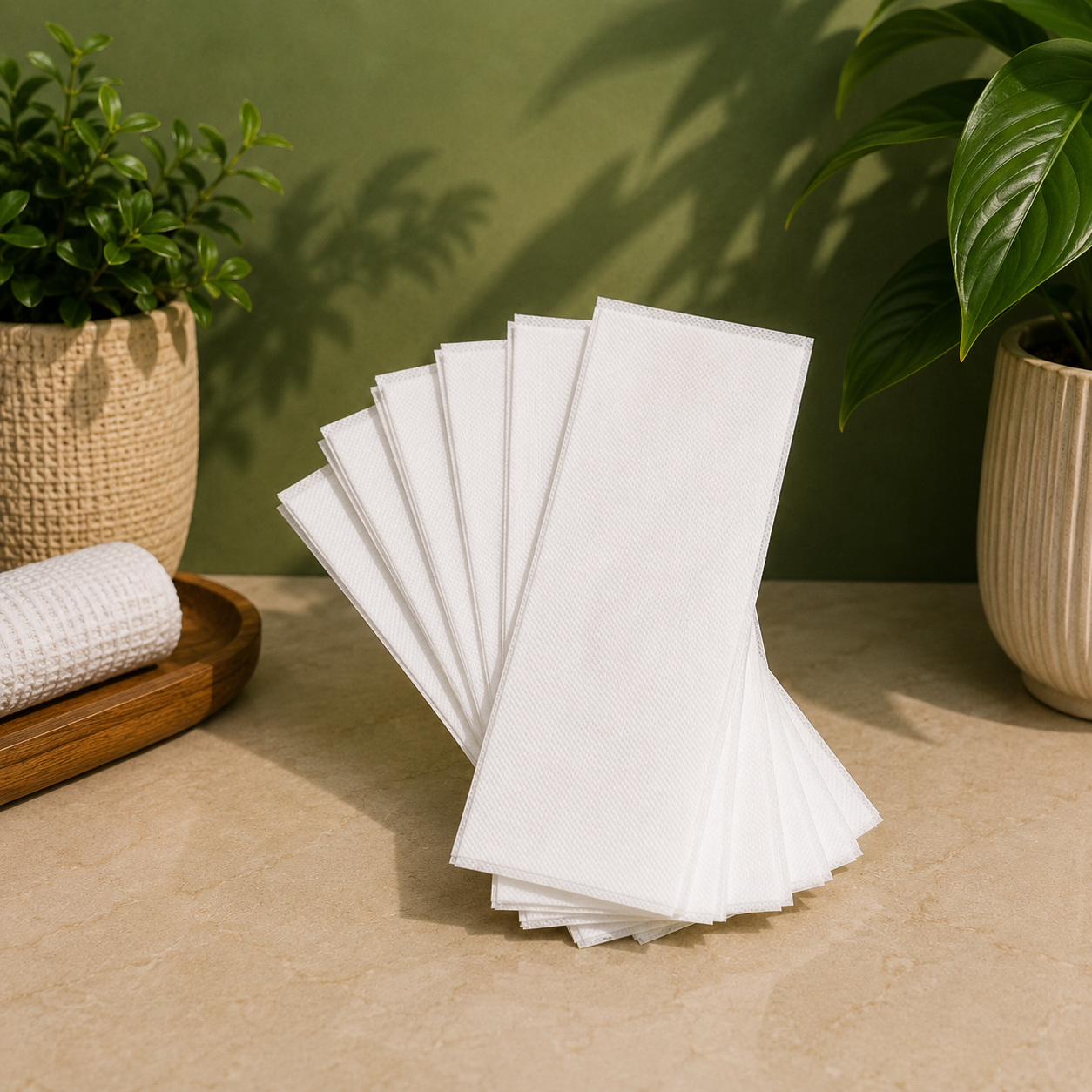BELA WAX Premium Non-Woven Wax Strips (1 Pack | 100 Strips)