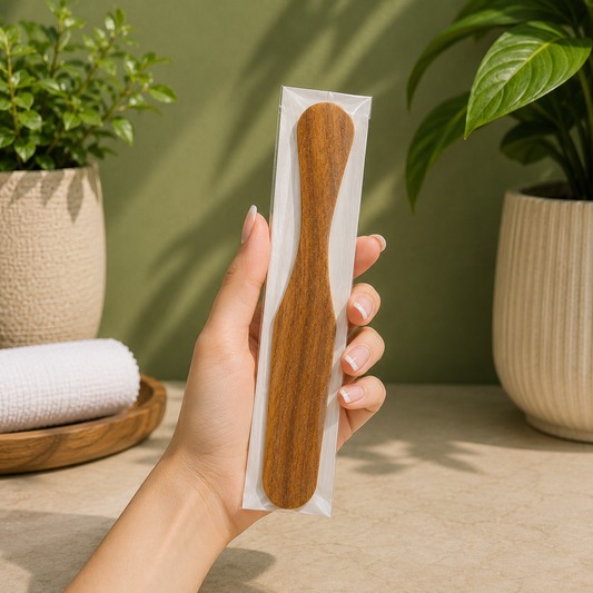 Wooden Wax Spatula